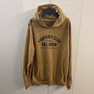 Kill Crew Hoodie Mens L Fighters Club Porroda Series Sweatshirt Distressed - C7